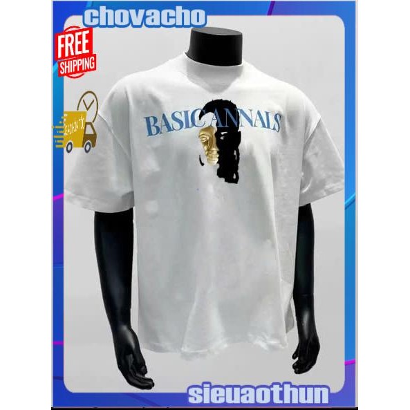 Áo thun Stee Cổ tròn BASIC ANNALS Localbrand ICVCVNI Unisex