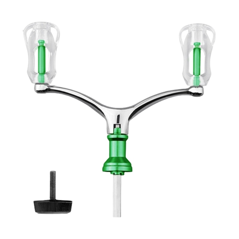 IOR Tay Cầm Đôi Máy Câu Tay Cầm Lắp Ráp Phần Baitcasting Máy Câu Tay Cầm