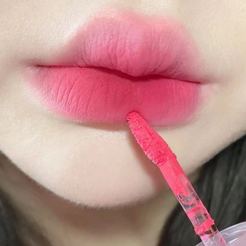 Matte Mousse Son Bóng Mượt Mịn Môi Bùn Chống Thấm Nước Lâu Dài Gợi Cảm Đào Đỏ Môi Tint Màu Lỏng Son Môi Trang Điểm