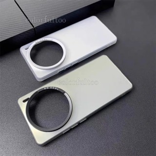 Ốp Lưng Cho Vivo X300 X200 X100 X100S Pro X100SPro X200Pro VivoX200 VivoX300 5G Kim Loại Mờ Cứng PC Silicon Thời Trang Cặp Đôi Điện Thoại Vỏ Bảo Vệ Chống Sốc Ốp Lưng