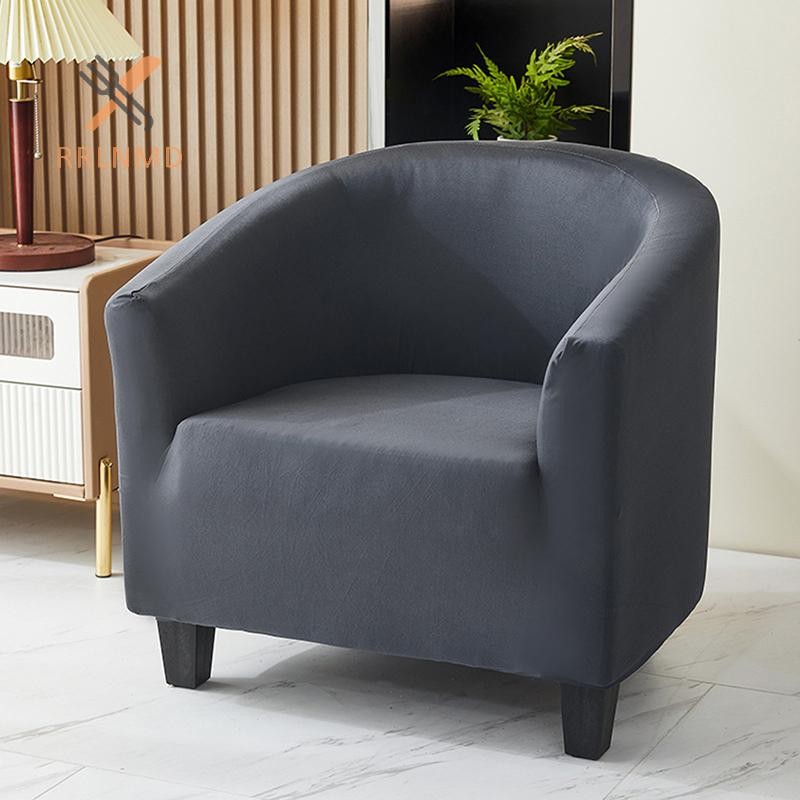 Rrlnmd Vỏ Sofa Đơn Câu Lạc Bộ Sofa Dành Cho Phòng Khách Co Giãn Thư Giãn Ghế Bảo Vệ Bao Màu Trơn Spandex Cho Gia Đình Khách Sạn MỚI