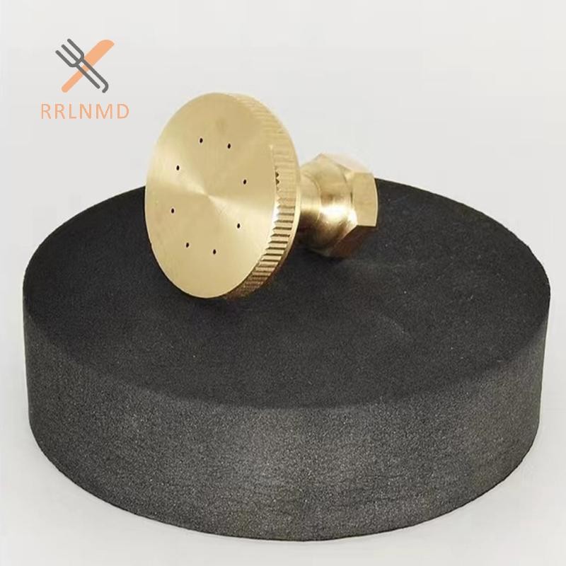 Rrlnmd er Hệ Thống Tưới 8 Lỗ Đồng Vàng Đầu Tưới Vườn Áp Lực Cao Chống Gió Thẳng Cong Atomizing Vòi Phun MỚI