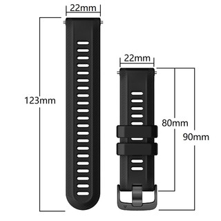 Dây đeo đồng hồ silicon chống nước cho Garmin Forerunner 965 955 Solar 945 935 745 Dây đeo đồng hồ 22mm Dây đeo cổ tay thay thế Vòng đeo tay thể thao đầy màu sắc