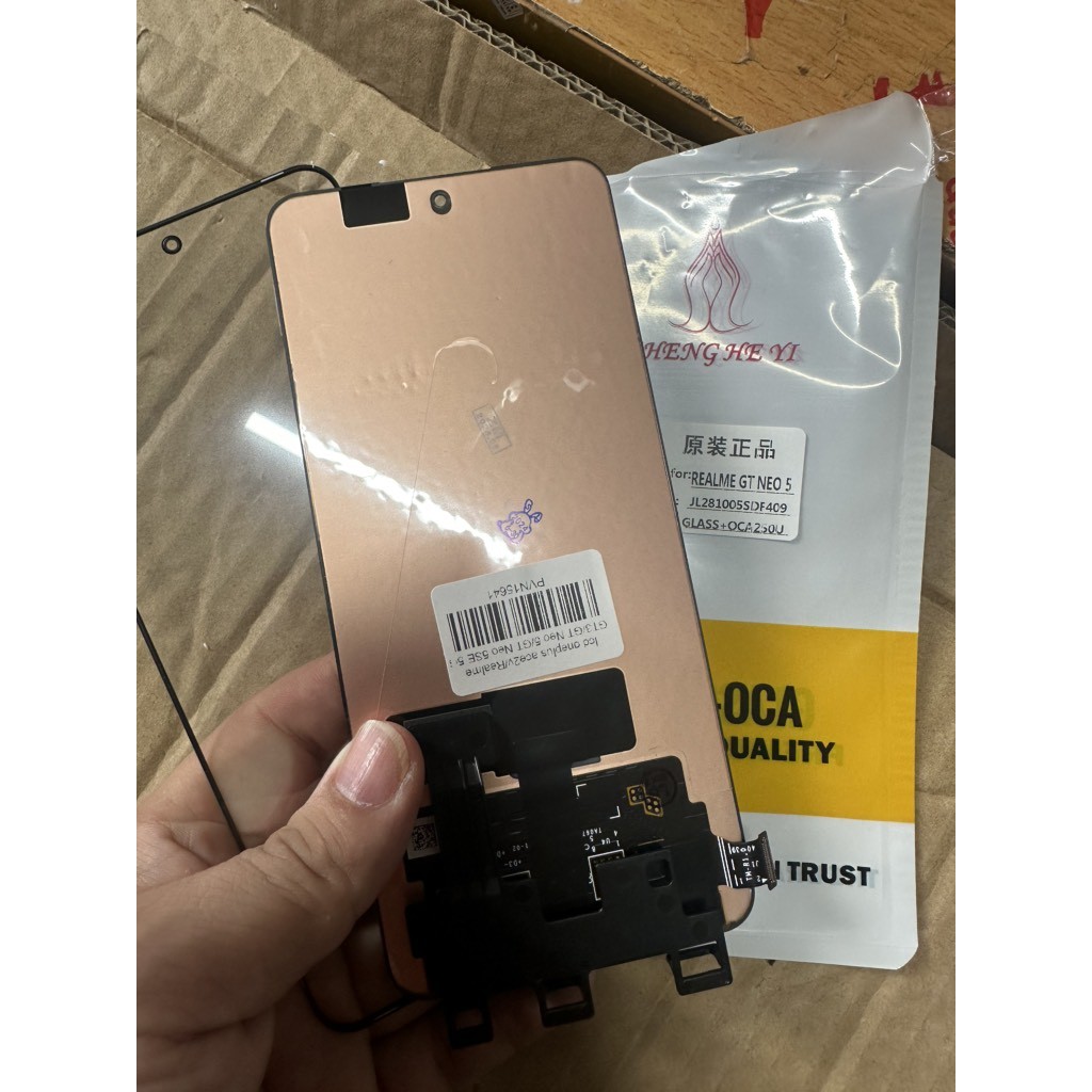 kính oneplus ace 2v/Realme GT3/GT Neo 5/GT Neo 5SE 5G liền keo