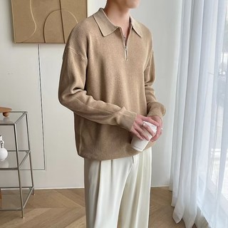 Áo sơ mi POLO nam GKSSS, phong cách Nhật Bản, áo len đáy đơn giản, giản dị