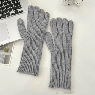 Găng tay mùa đông NCE, dệt kim chống lạnh cho màn hình cảm ứng, bảo vệ khỏi gió lạnh khi ra ngoài