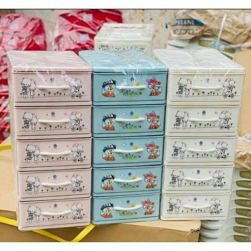 Tủ Nhựa Mini Để Bàn Việt Nhật. Tủ Hoa Bé 3T 4T 5T Nhỏ Gọn Đụng Thuốc, Mỹ Phẩm, Đồ Dùng Học tập.