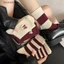 Thi Tất Nữ Thu Đông Cotton Dệt Kim Trường Học Bé Gái Ống Giữa Tất Nữ Sọc Hip Hop Ván Trượt Thể Thao Tất Sox VN