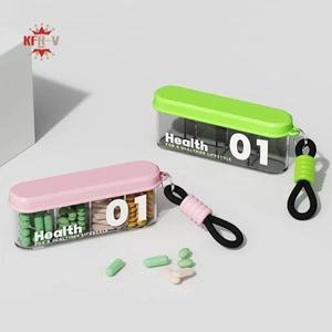 Hộp đựng thuốc Mini 4 ngăn - Dụng cụ sắp xếp du lịch di động