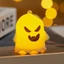 QARY 6 Móc Khóa Ma Dạ Quang, Treo Mặt Dây Chuyền Ma Halloween, Kawaii Dạ Quang LED Đảng Ma Đèn Trang Trí Điện Thoại