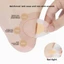 EBINLANDS 10 Miếng Lót Vỉ, Miếng Dán Hỗ Trợ Gót Chân Gel Bảo Vệ Gót Chân, Gel Thoáng Khí Grip Giảm Đau Giày Dán Chăm Sóc Bàn Chân