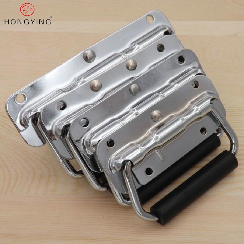 Dày 304 Thiết Bị Thép Không Gỉ Hộp Tay Cầm Hộp Dụng Cụ Hoạt Động Tay Cầm Lò Xo Gấp Tay Cầm