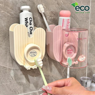 Kệ Để Bàn Chải Đánh Răng Dán Tường, Giá Treo Cốc Đánh Răng Nhà Tắm Tiện Lợi, Không Cần Khoan​​​​​​​
