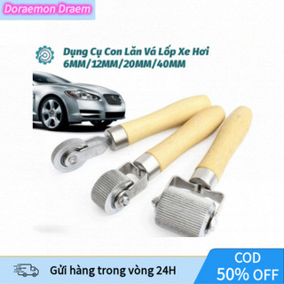 【COD】Dụng Cụ Vá Lốp Ô Tô Tay Cầm Gỗ – Con Lăn Vá Bánh Xe Tiện Lợi Dễ Sử Dụng