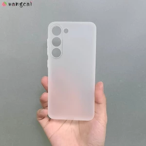 Dành Cho Samsung Galaxy A56 A55 A54 A53 5G Note 20 Ultra 10 Plus 10 + 9 Ốp Điện Thoại Trắng Mờ Mờ Mỏng Đơn Giản Trơn Trong Suốt Vỏ Mềm Ốp Lưng