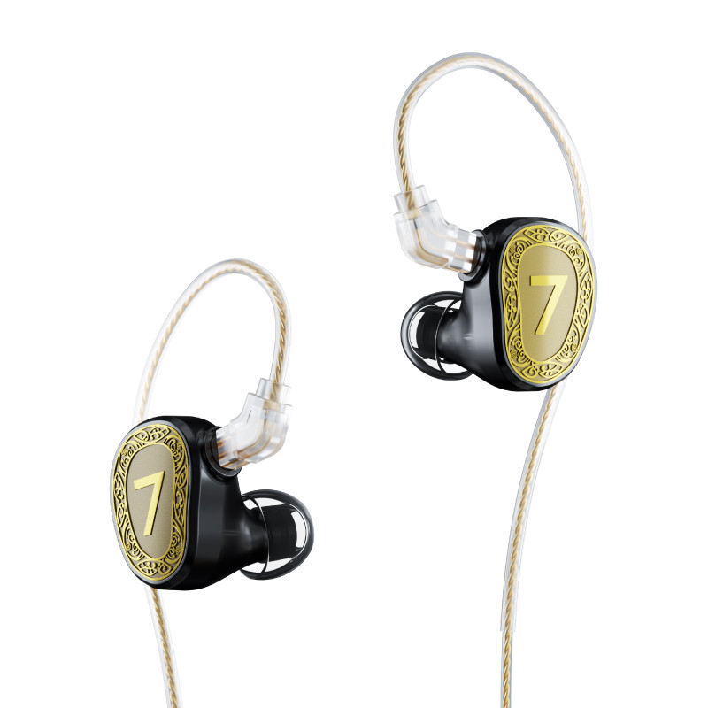 7Hz Elua Ultra Dual Dynamic Driver Tai nghe HARMAN Target Curve Tuning với cáp có thể tháo rời cao cấp 2DD 3.5mm