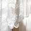 ICUCKO Rèm Nhà Bếp, Rèm Cửa Sổ Cong Ren, Thời Trang Bướm Trắng Ngắn Vách Ngăn Rèm Cửa Sổ Khăn