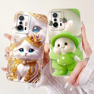 Vỏ Chống Sốc Cho Xiaomi 11T Ốp Lưng Hoạt Hình Dễ Thương Trái Tim Tình Yêu Silicon Mềm Ốp lưng Cho Xiaomi 11T Pro Mi11T Vỏ