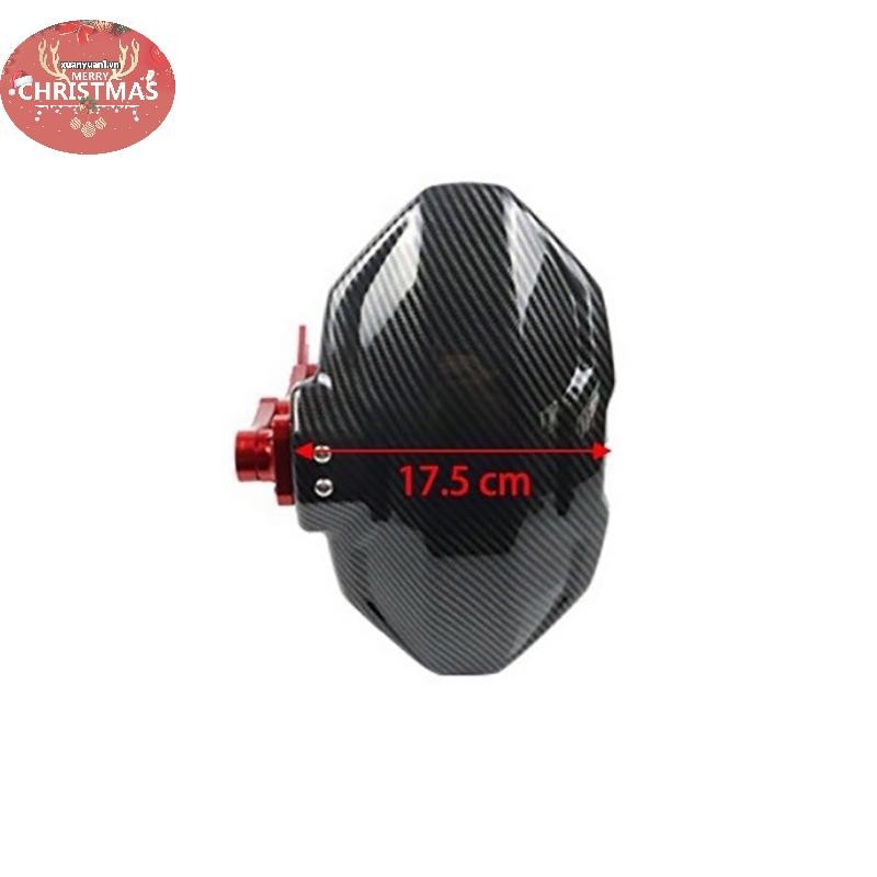 XUAN Xe Máy Chắn Bùn Kết Cấu Sợi Carbon Chắn Bùn Xe Điện Chắn Bùn Đa Năng Sợi Carbon VN