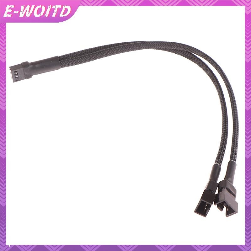 E-woitd 1 Cáp Chia Quạt 4pin Cáp Chuyển Đổi 1 Đến 1 2 3 4 Máy Tính CPU Quạt Chia PC Quạt Nối Dài Cáp Nguồn Phụ Kiện HNVN