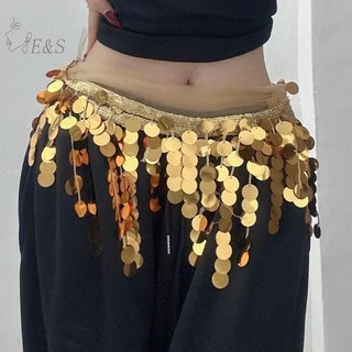 Strongaroetrtomj Kim Sa Lấp Lánh Thời Trang Dây Thắt Lưng Cho Nữ Bé Gái Bụng Nhảy Múa Jazz Hip Hop Thắt Lưng Phụ Kiện VN