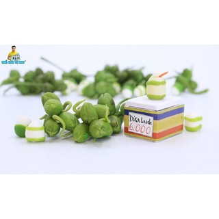 Mô hình gỗ tự lắp ráp DIY - Thế Giới Tí Hon - Xe Hàng Rong- XE DỪA- HR17 (Sản phẩm chưa kèm keo)