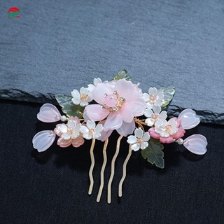 Bộ kẹp tóc hoa hồng phong cách cổ điển - Phụ kiện thời trang cho trang phục Hán và sườn xám
