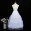 GILL Underskirt Crinoline, Áo Petticoat trắng dài, Áo choàng bóng 3 lỗ