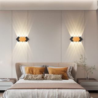 AIMI Đèn Tường Ngoài Trời Ip65 Đèn Tường Led Chống Nước Trang Trí Tường Trong Nhà Thích Hợp Cho Sân Vườn Phòng Ngủ Nhà Hàng Sinh Hoạt