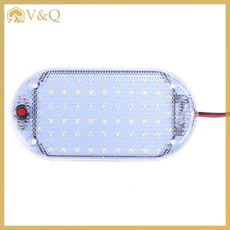 Littleloves1 60LED 12V-85V LED Xe Ô Tô Mái Vòm Trần Đèn Đọc Sách Nội Thất Mái Xe Nâng Ô Tô Độ Sáng Cao Cabin Dải Ánh Sáng EN