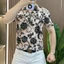 Xu hướng mùa hè có dây kéo ve áo thun nam ngắn tay thời trang