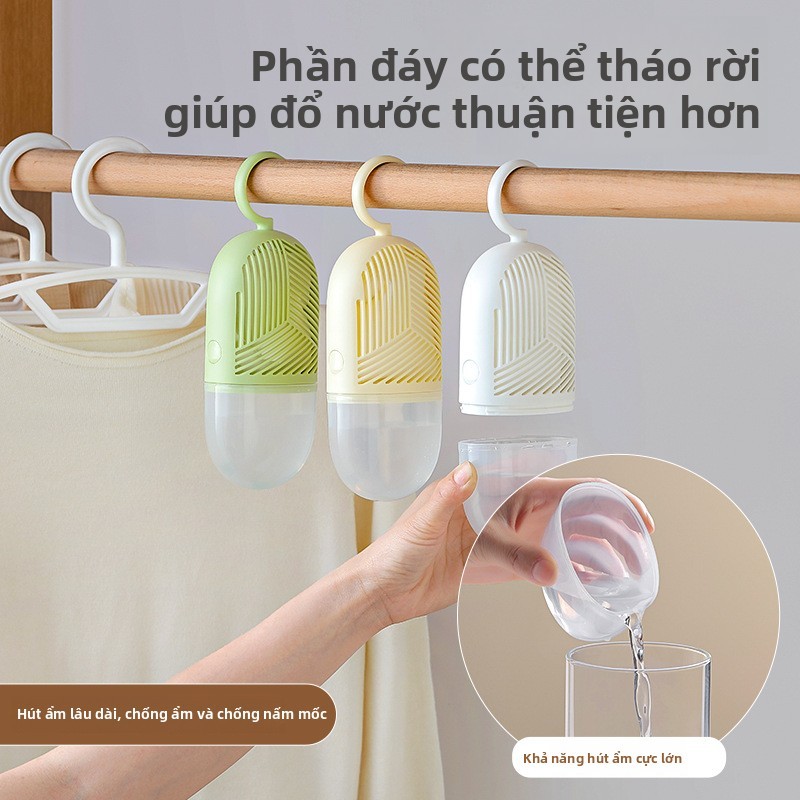 Túi Chống Ẩm Tủ Quần Áo, Hộp Hút Ẩm Treo Tủ, Chất Làm Khô, Máy Hút Ẩm Gia Đình Hiệu Quả Cao