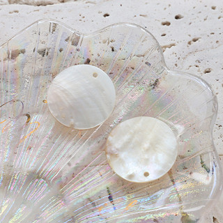 Tự Nhiên Mẹ-of-Pearl Trắng Bướm Vỏ Năm Cánh Ngôi Sao Tình Yêu Lỗ Đơn Đôi Mặt Dây Chuyền DIY Bông Tai Phụ Kiện Tóc Phụ Kiện