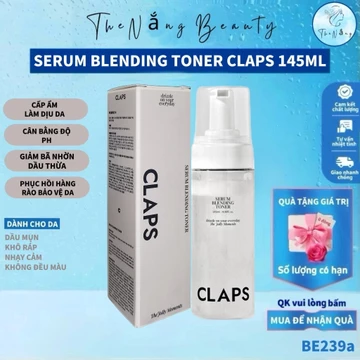 Nước Cân Bằng Dưỡng Chất CLAPS 145ml BE239a Cấp Ẩm Làm Dịu Cân Bằng PH Giảm Bã Nhờn Dầu Thừa TheNang