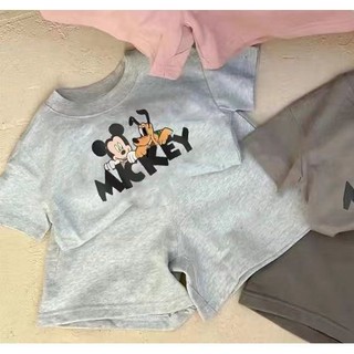 (1-10Y) Mùa Hè Phong Cách Mới Bé Trai Tay Ngắn Hoạt Hình Thường Ngày Mickey Quần Áo Trẻ Em Bộ Đồ Hai Mảnh Trẻ Em Phiên Bản Hàn Quốc Bộ Đồ Thời Trang