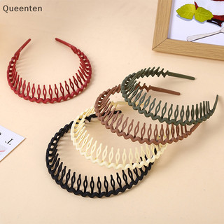 Queenten Thời Trang Mờ Tóc Vòng Chống Trơn Trượt HairBand Nữ Phù Hợp Với Bấm Tóc Khóa Viền Bé Gái Có Răng Hàm Phụ Kiện Tóc QT