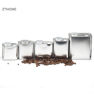 Zthome Cà Phê Đậu Kín Hơi Lon Cắm Trại Ngoài Trời Hộp Thiếc Cấp Thực Phẩm Bao Bì Bảo Quản Tươi Thở Sắt Lon HOT