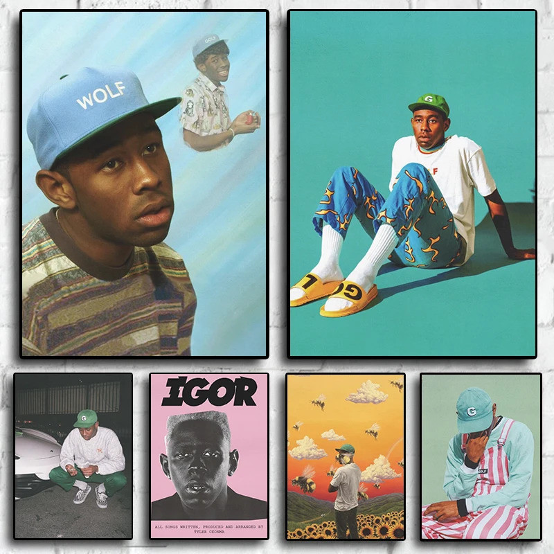 Pop Rapper Tyler The Creator Poster Hit Album Nhạc Bao Hình Ảnh Cuộc ...