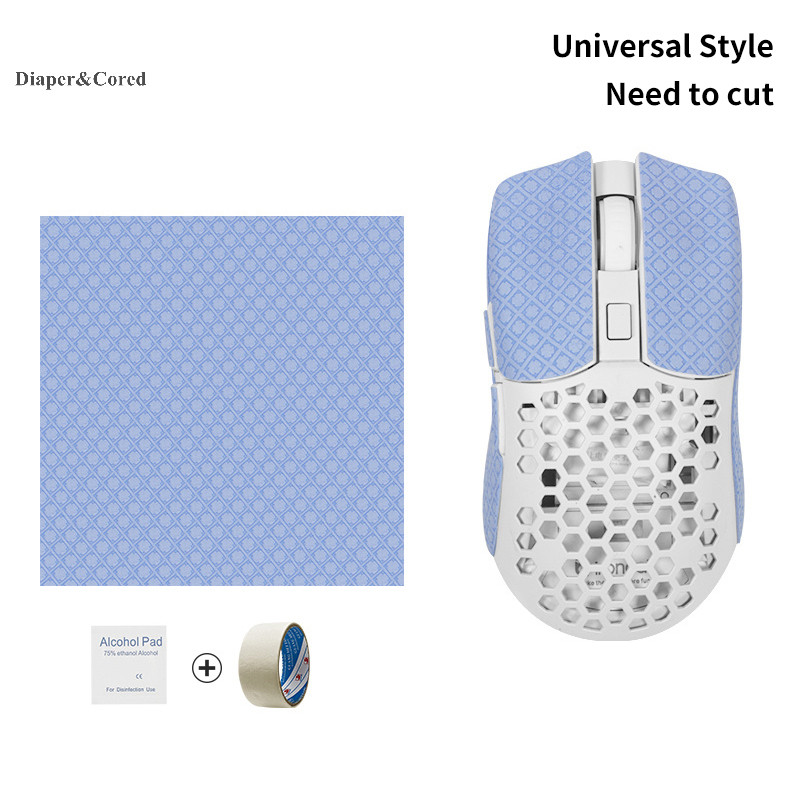 Diaper & CORED 12 * 11cm DIY Chống Trơn Trượt Phong Cách Đa Năng Miếng Dán Chuột Chơi Game Không Dây Chống Mồ Hôi Chuột Grip Tape PC Chống Mài Mòn Máy Tính Để Bàn Laptop YTH