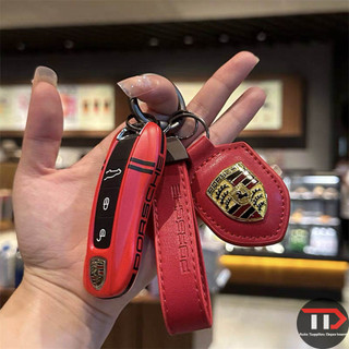 [Hàng có sẵn] Hộp đựng chìa khóa ô tô cho Porsche Cayenne Macan718 Paramela 911Taycan Chìa khóa Túi Fob