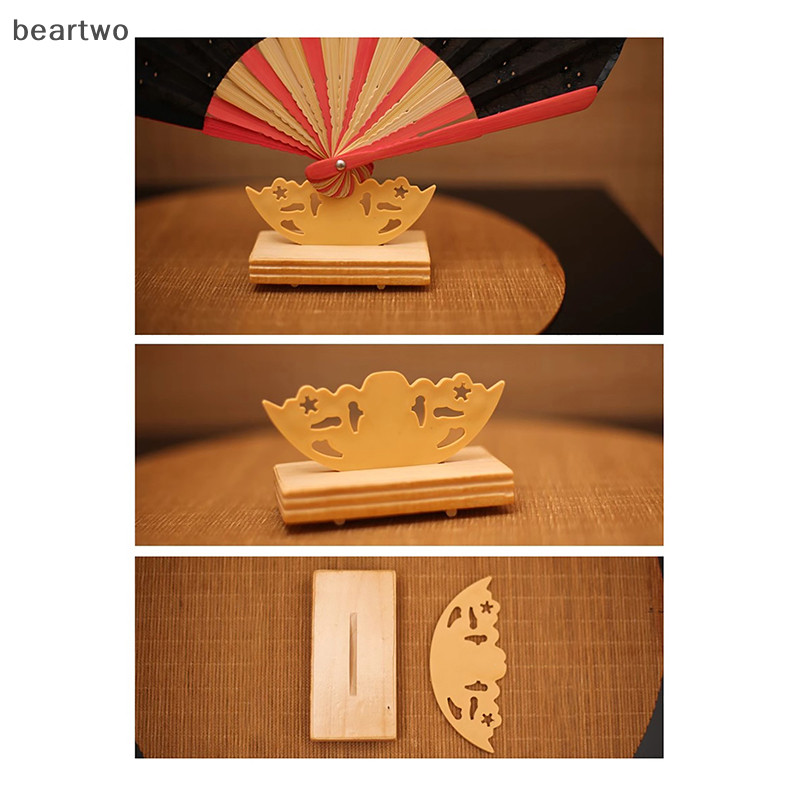 < Beartwo > 1 Cái Giá đỡ quạt Giá đỡ đế trưng bày quạt tròn Giá đỡ trang trí nội thất Quạt hỗ trợ cô dâu Quạt cưới Cơ sở đẹp