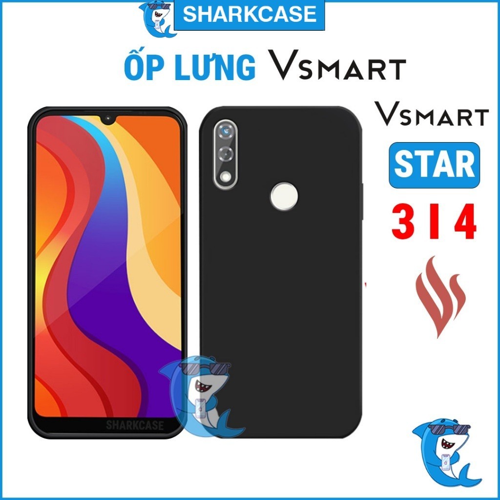 Ốp lưng Vsmart Star 3 / 4 nhựa dẻo silicon bảo vệ điện thoại toàn diện chống xước va đập
