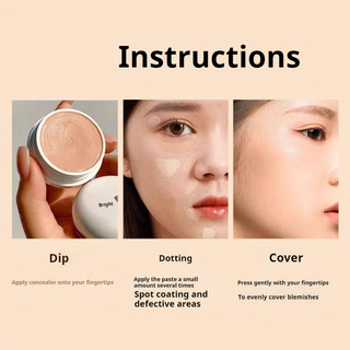 Kem che khuyết điểm MEIKO Cover Acne Marks, chuyên dụng cho nghệ sĩ, lâu trôi, che mụn, không loại bỏ