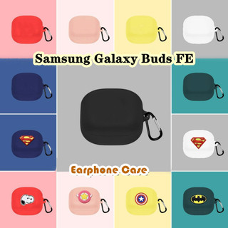 【 imamura 】 Dành Cho Samsung Galaxy Buds FE Ốp Lưng Silicon Mềm Hợp Thời Trang Vỏ Tai Nghe Hoạt Hình