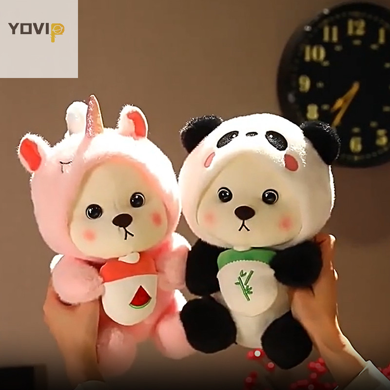 Yovip Crossdressing Capibara / Búp bê gấu trúc Đồ chơi sang trọng Quà tặng cho trẻ em VN
