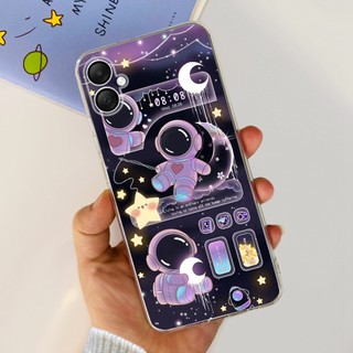 Dành Cho Samsung Galaxy A06 Ốp Lưng SM-A065F Hoa Phổ Biến Silicon Mềm Mỏng TPU Điện Thoại Dành Cho Samsung A06 A 06 2024 Vỏ
