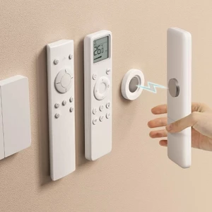 2pieces Điều Khiển Từ Xa Miếng Dán Từ Tính Tivi Điều Hòa Điều Khiển Từ Xa Lưu Trữ Tường Đục Lỗ-Miễn Phí Treo Tường Magne Mạnh Mẽ