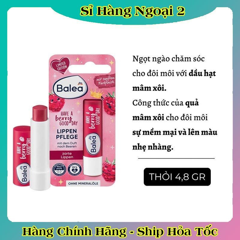 [auth] Son dưỡng môi  giúp môi căng bóng, mềm mịn Balea nội địa Đức,Đủ Bill [Hot]