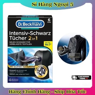 Giấy nhuộm đen quần áo, làm mới, giữ màu đen khi giặt Heitmann và Dr Beckmann Đức -Mẫu mới nhất Đủ Bill