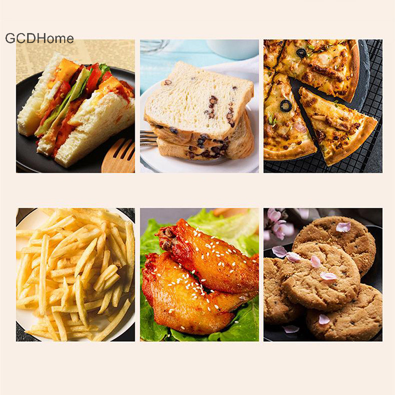 Gcdhome 50 / 100 Chiếc Giấy Chống Dầu Để Gói Bánh Sandwich Bao Bì Burger Bánh Mì Chiên Thực Phẩm Chiên Chiên Không Khí Nướng Đĩa Giấy Thảm Phụ Kiện HOT